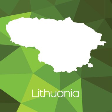 Ülke Litvanya Haritası