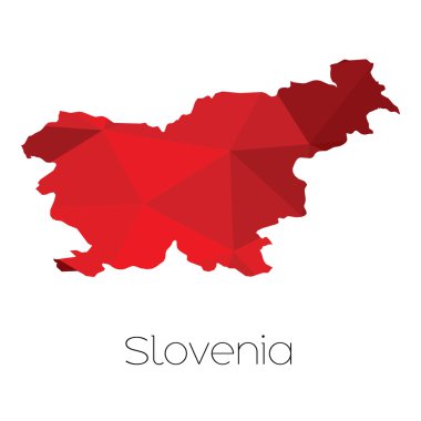 Ülke Slovenya haritası