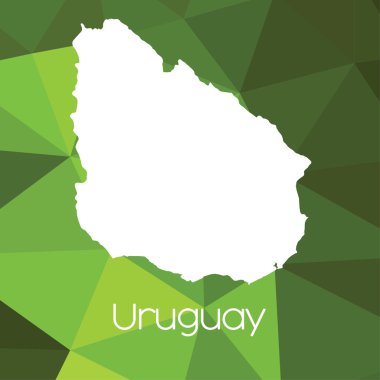 Ülke Uruguay Haritası