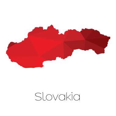 Slovakya'nın ülke Haritası