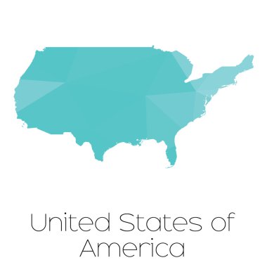 Amerika Birleşik Devletleri ülke Haritası