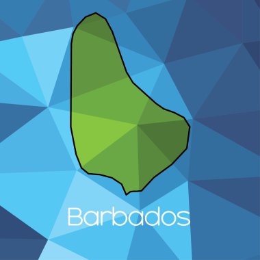 Barbados ülke Haritası