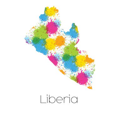 Liberya ülke Haritası
