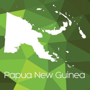 Ülke Papua Yeni Gine Haritası