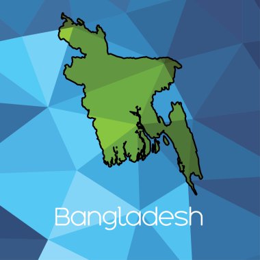 Bangladeş ülke Haritası