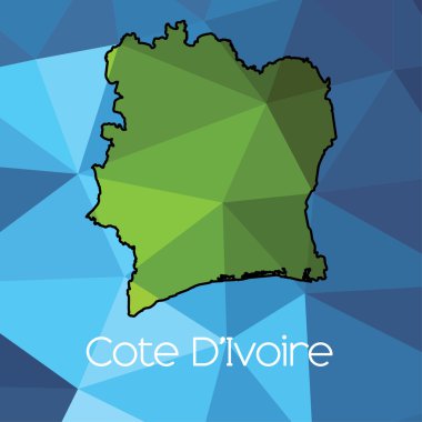 Fildişi Sahili ülke Haritası