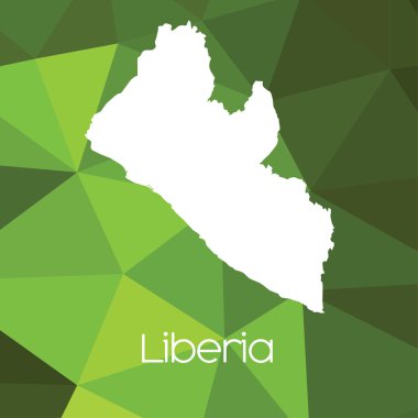 Liberya ülke Haritası