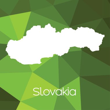 Slovakya'nın ülke Haritası