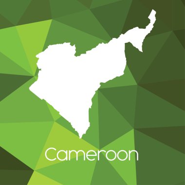 Kamerun ülke Haritası