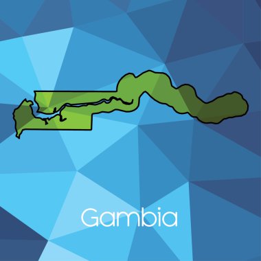 Gambiya ülke Haritası