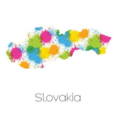 Slovakya'nın ülke Haritası