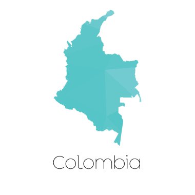 Ülke Kolombiya Haritası