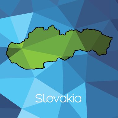 Slovakya'nın ülke Haritası