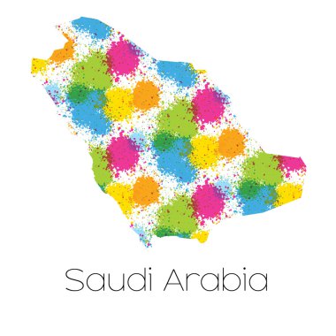 Ülke Suudi Arabistan Haritası