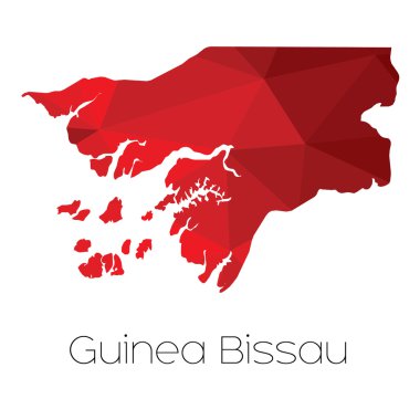 Gine Bissau ülke Haritası