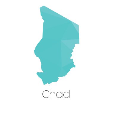 Çad'ın ülke Haritası