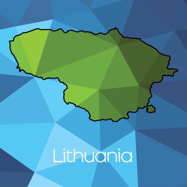 Ülke Litvanya Haritası