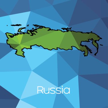 Rusya'nın ülke Haritası
