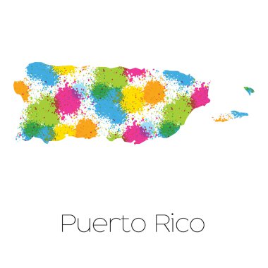 Ülke Porto Riko Haritası