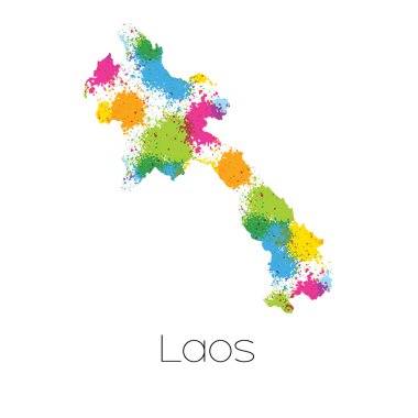 Ülke Laos Haritası