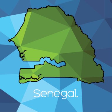 Senegal ülke Haritası