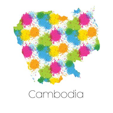 Ülke Kamboçya Haritası