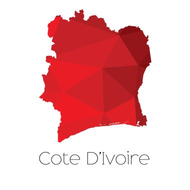 Fildişi Sahili ülke Haritası