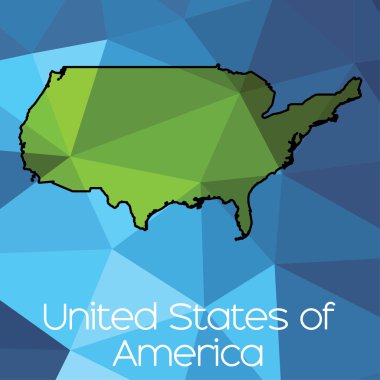 Amerika Birleşik Devletleri ülke Haritası