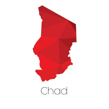Çad'ın ülke Haritası