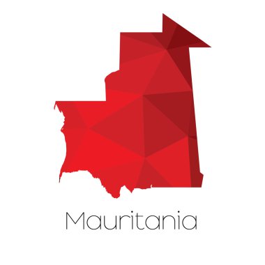 Ülke Moritanya Haritası