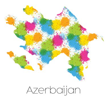 Ülke Azerbaycan Haritası