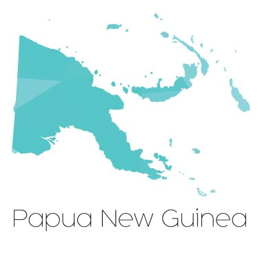 Ülke Papua Yeni Gine Haritası