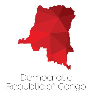 Demokratik Kongo Cumhuriyeti ülke Haritası