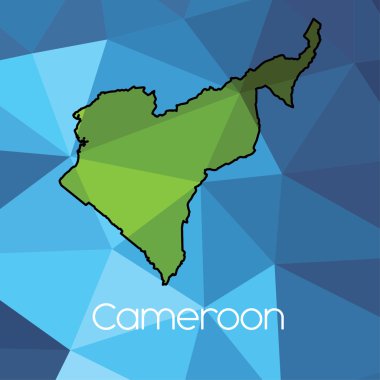 Kamerun ülke Haritası