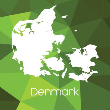 Ülke Danimarka Haritası