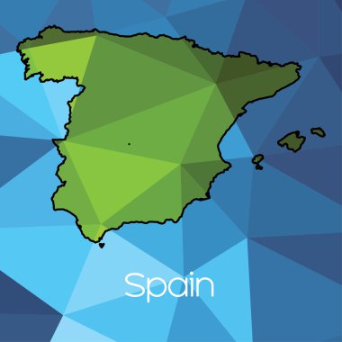 İspanya ülke Haritası