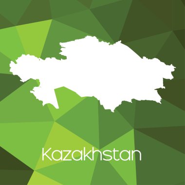 Ülke, Kazakistan Haritası