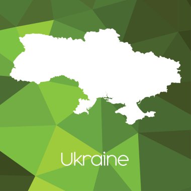 Ukrayna'nın ülke Haritası