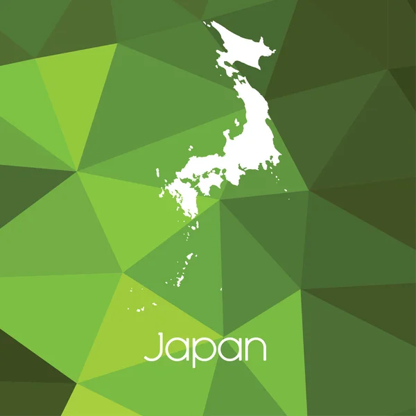 Japán Ország Megjelenítése — Stock Fotó