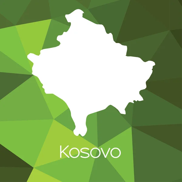 Map Country Kosovo — Stock Photo, Image