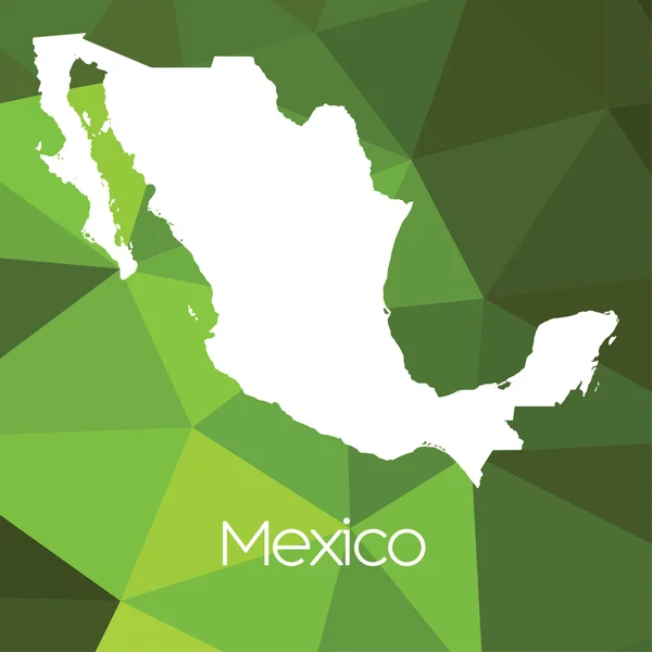 Map Country Mexico — Stock Photo, Image