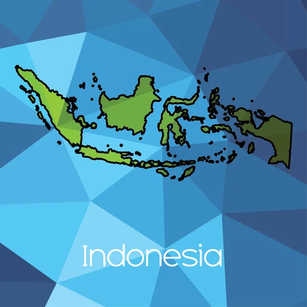 Endonezya ülke Haritası