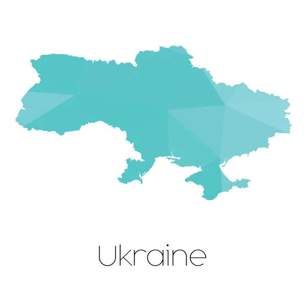 Карту Країни Україна — стокове фото