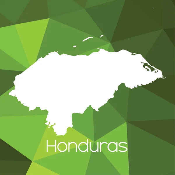 Map Country Honduras — Stock Photo, Image