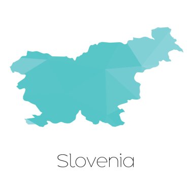 Ülke Slovenya haritası