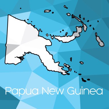 Ülke Papua Yeni Gine Haritası