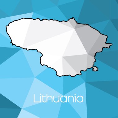 Ülke Litvanya Haritası