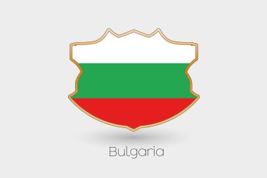 Bulgaristan bir kalkan bayrak çizimi