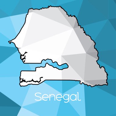 Senegal ülke Haritası