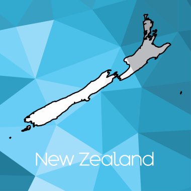 Ülke Yeni Zelanda Haritası